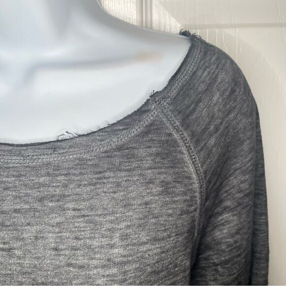 Zobha Heartbeat Metallic Coffee Graphic Gray Women's Sweatshirt Pouch Pocket L - Picture 9 of 11